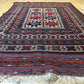 Orientteppich handgeknüpft 248x157 cm antik Kelim Sumach