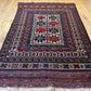 Orientteppich handgeknüpft 248x157 cm antik Kelim Sumach