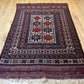 Orientteppich handgeknüpft 248x157 cm antik Kelim Sumach
