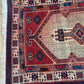Orientteppich handgeknüpft Sarab Art Deco Läufer 340x90 cm