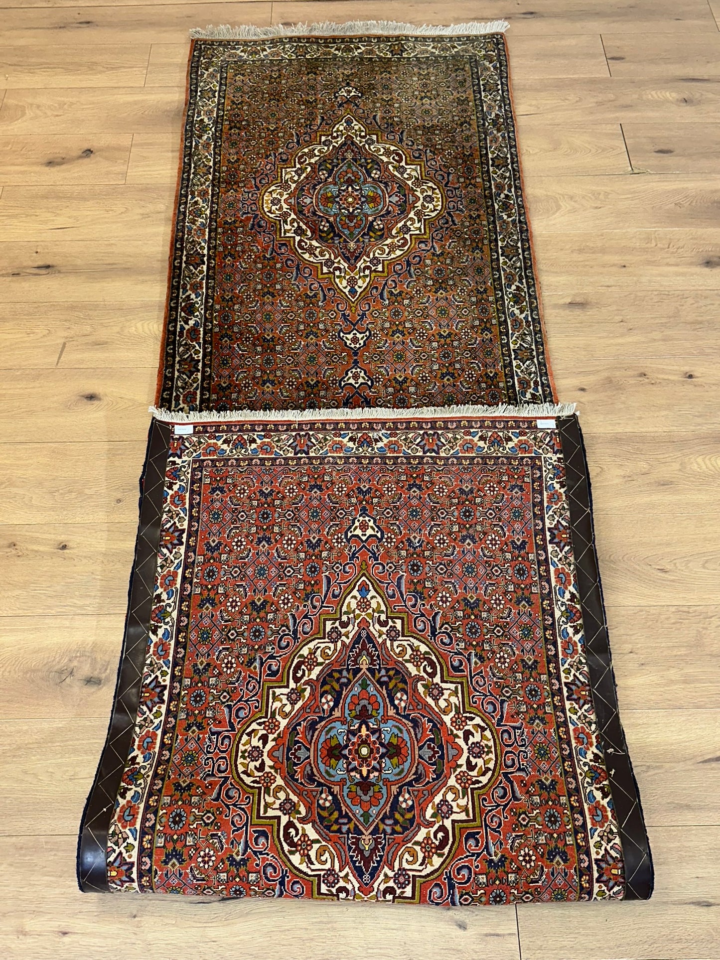 Orientteppich handgeknüpft Bidjar Läufer 320x90 cm
