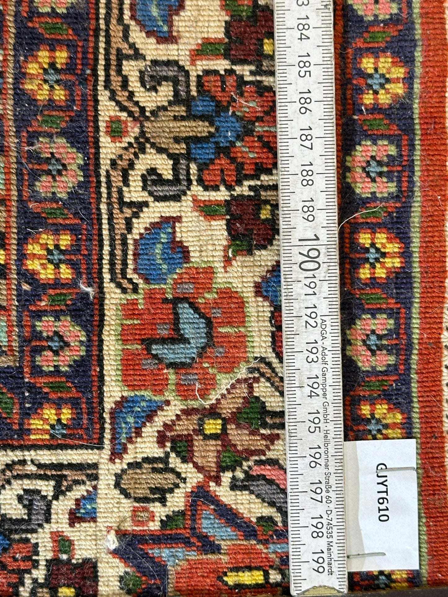 Orientteppich handgeknüpft Bidjar Läufer 320x90 cm