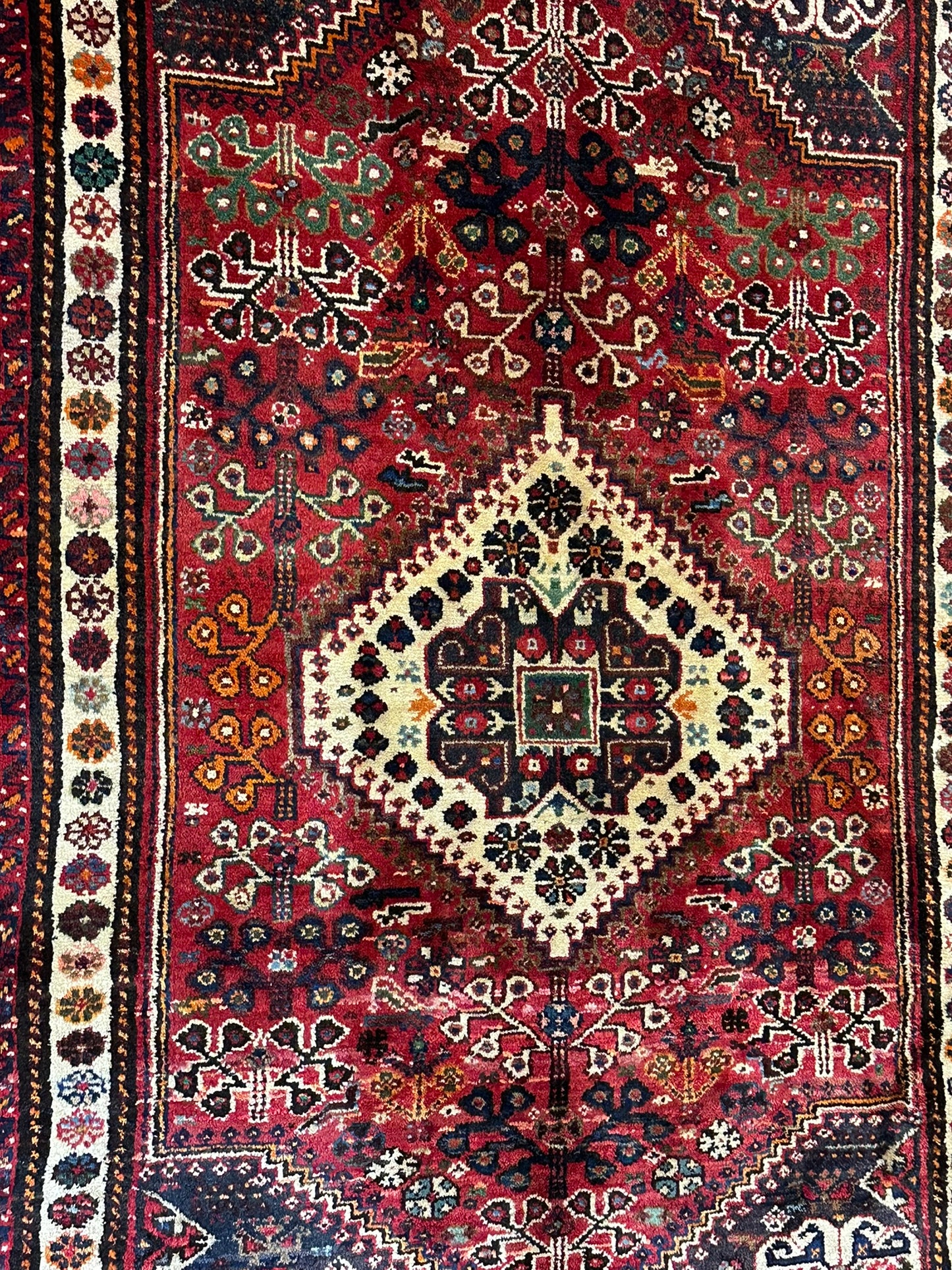 Orientteppich handgeknüpft 157x105 cm Geshgei Wolle
