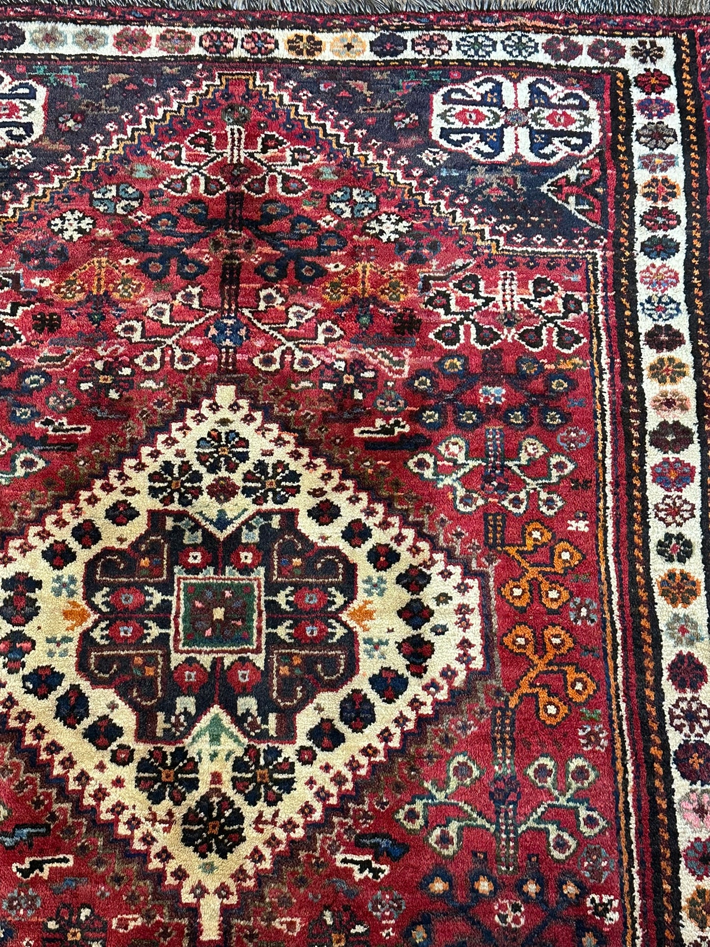 Orientteppich handgeknüpft 157x105 cm Geshgei Wolle