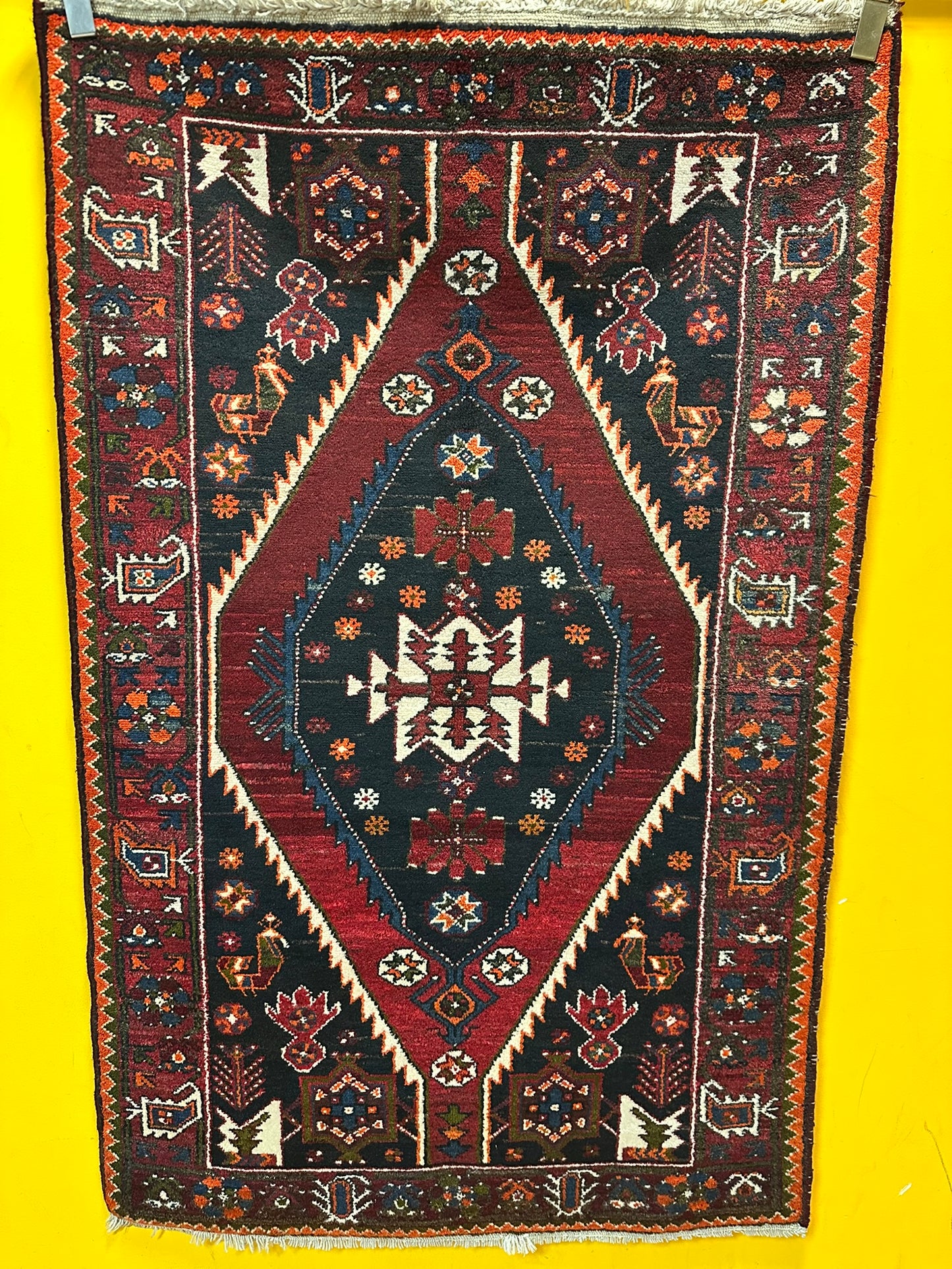 Orientteppich handgeknüpft Hamadan 160x100 cm