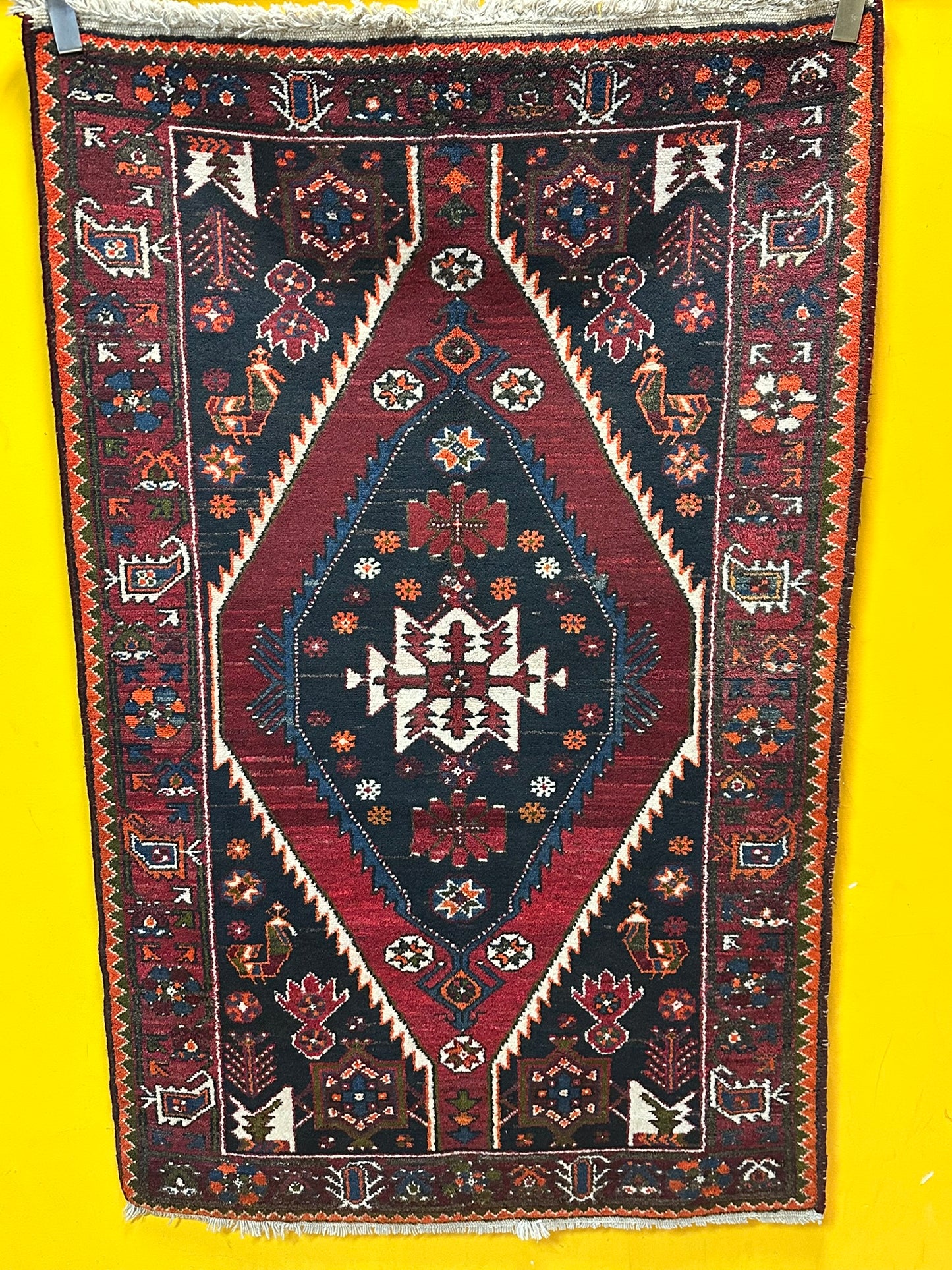 Orientteppich handgeknüpft Hamadan 160x100 cm