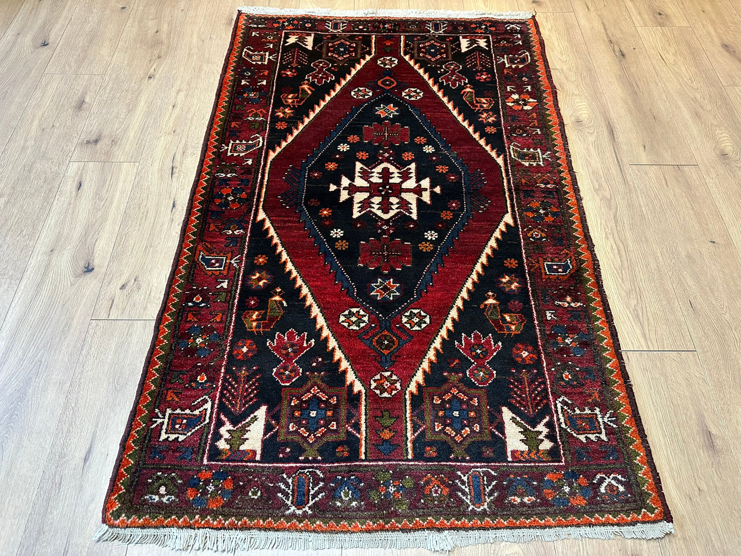 Orientteppich handgeknüpft Hamadan 160x100 cm