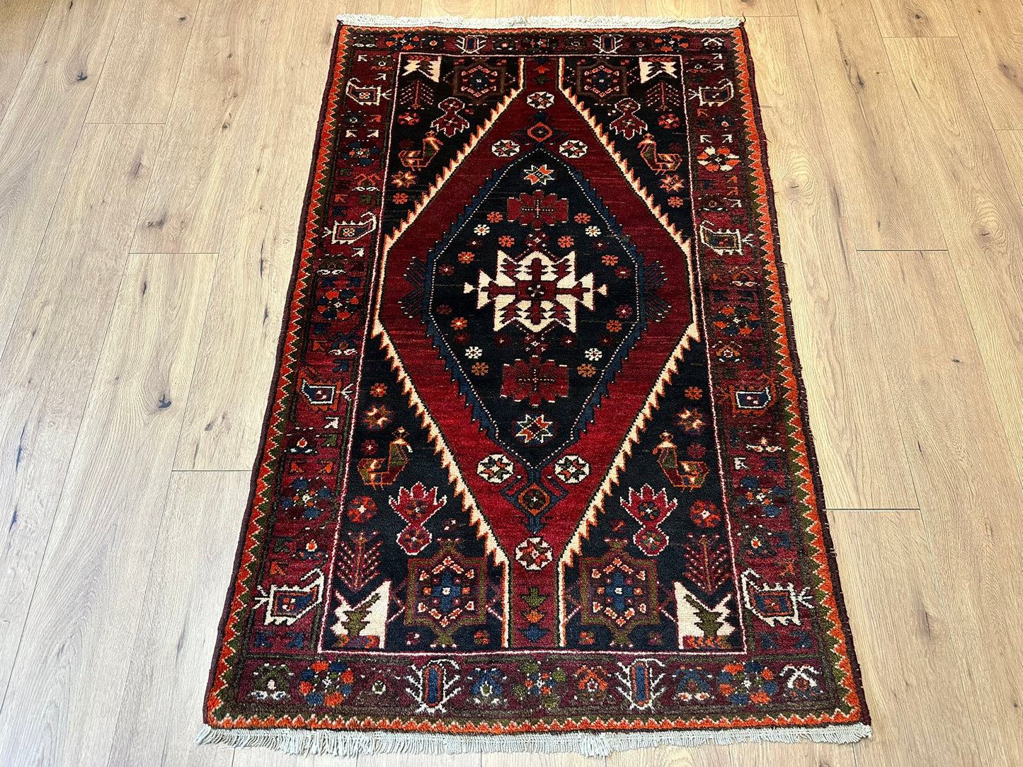 Orientteppich handgeknüpft Hamadan 160x100 cm
