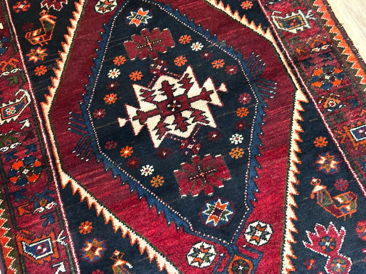 Orientteppich handgeknüpft Hamadan 160x100 cm