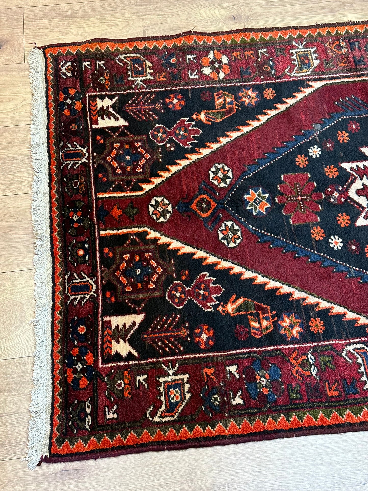 Orientteppich handgeknüpft Hamadan 160x100 cm