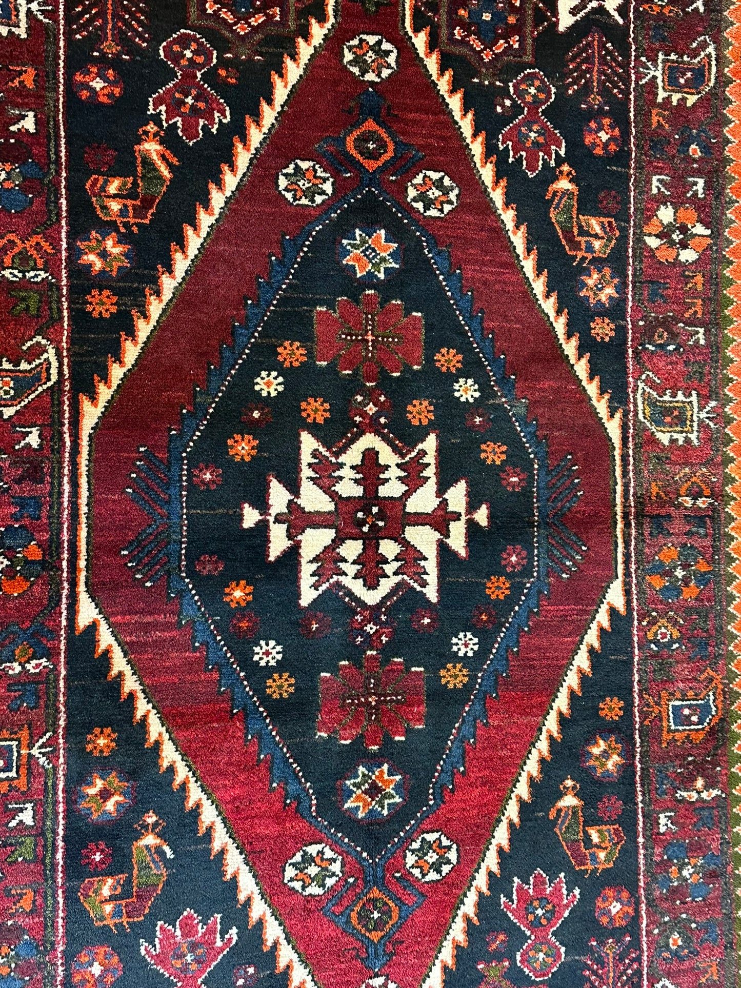 Orientteppich handgeknüpft Hamadan 160x100 cm