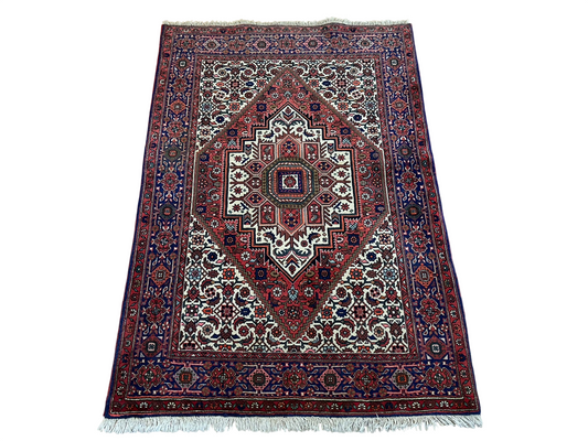 Orientteppich handgeknüpft Bidjar 155x100 cm