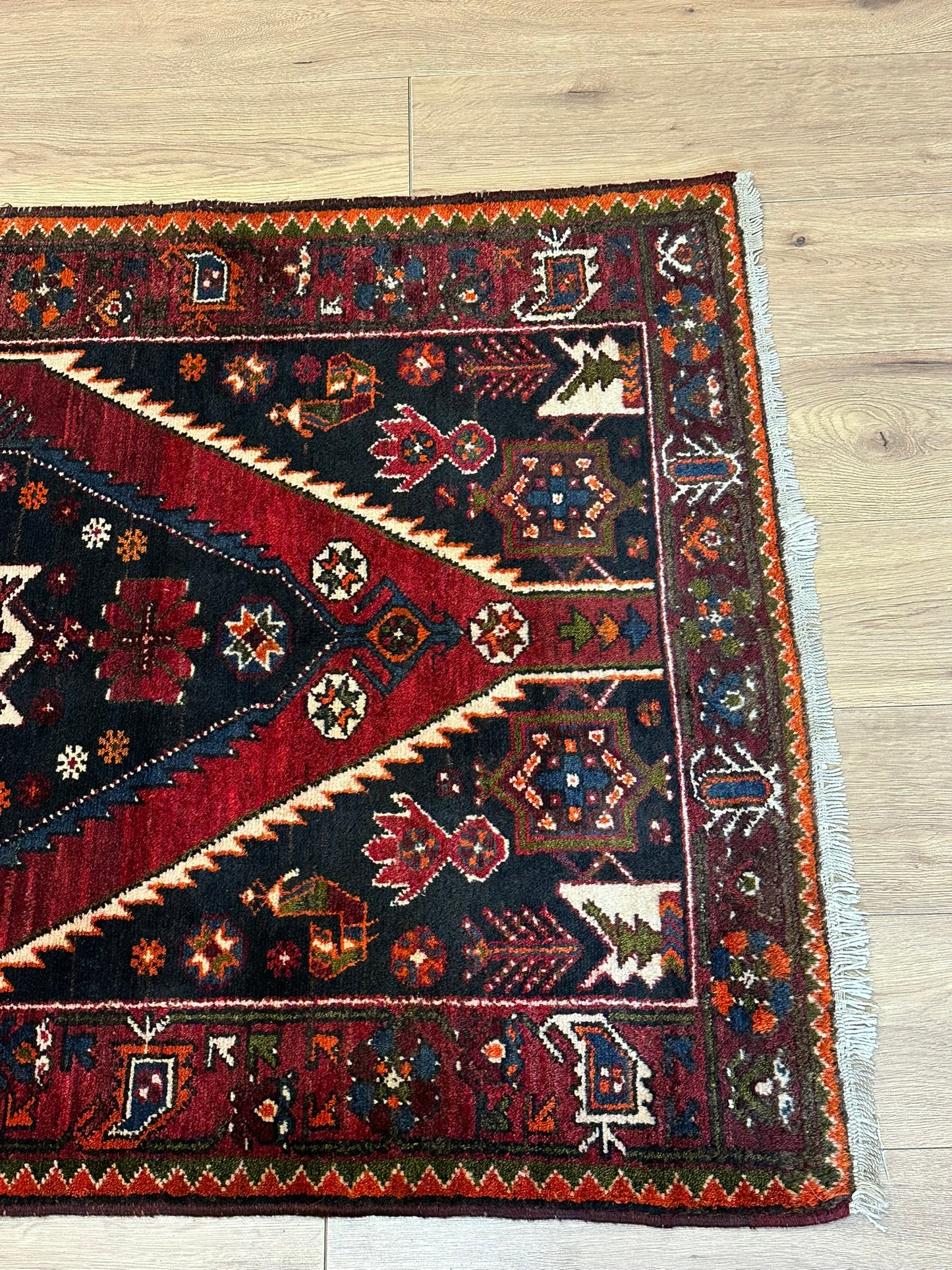 Orientteppich handgeknüpft Hamadan 160x100 cm