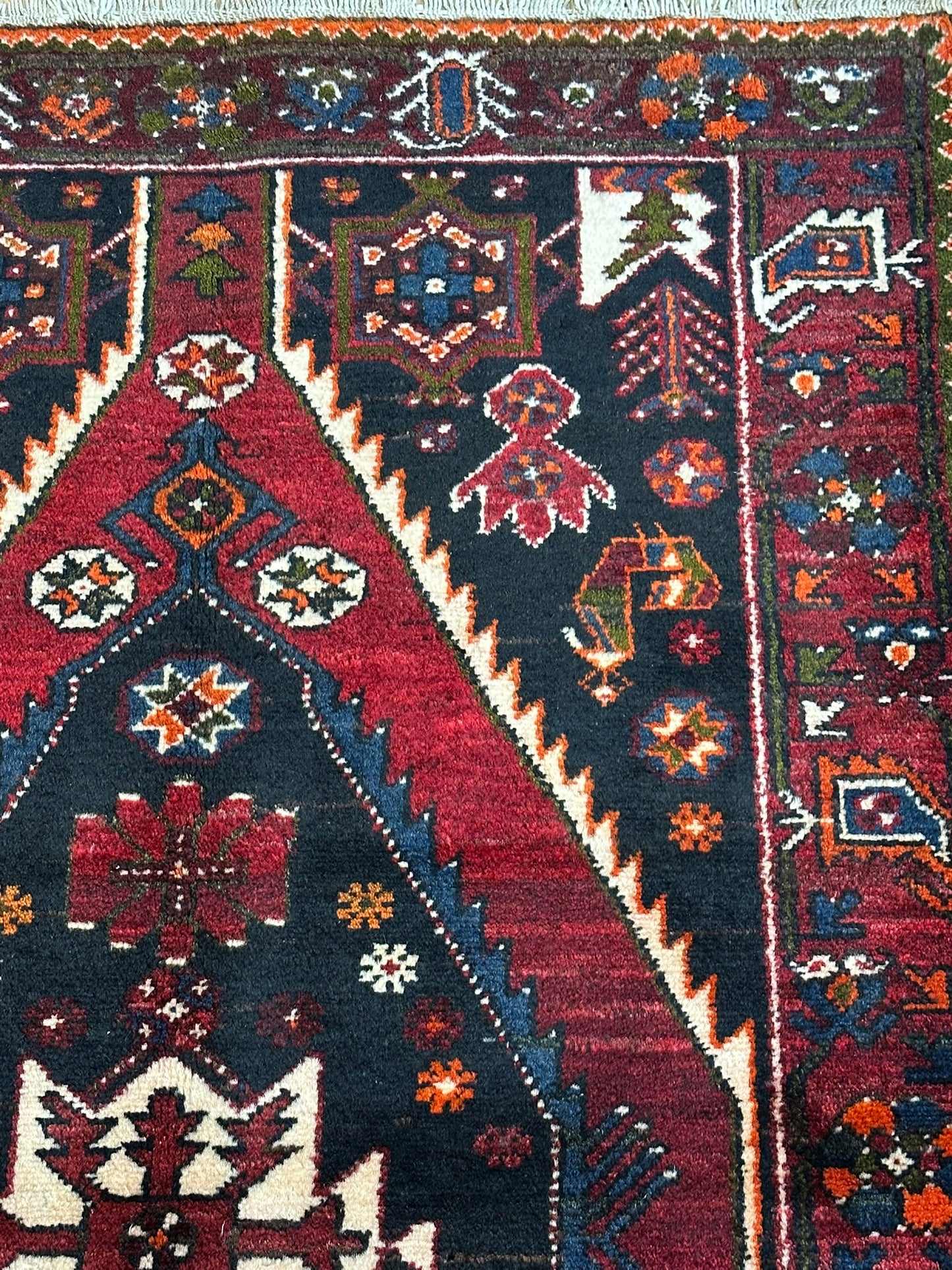 Orientteppich handgeknüpft Hamadan 160x100 cm