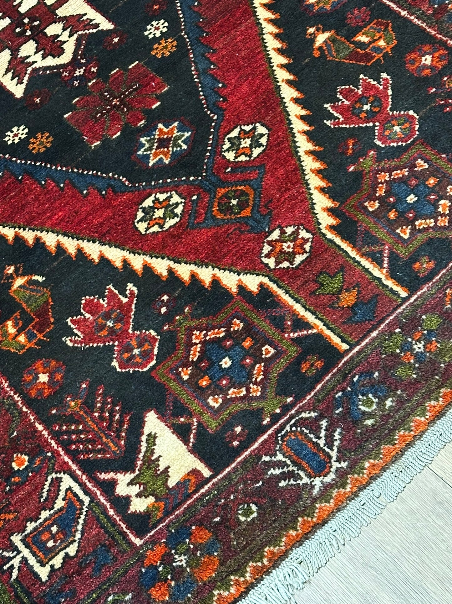 Orientteppich handgeknüpft Hamadan 160x100 cm