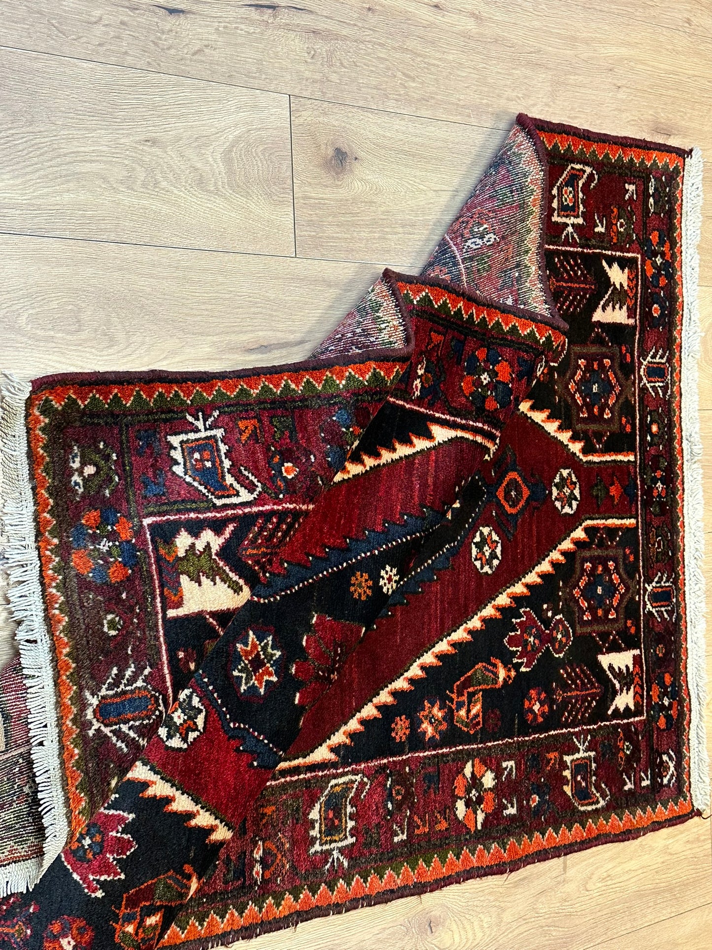 Orientteppich handgeknüpft Hamadan 160x100 cm