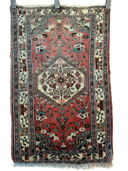 Handgeknüpfter Perser Orientteppich Hamadan - 98x64 cm