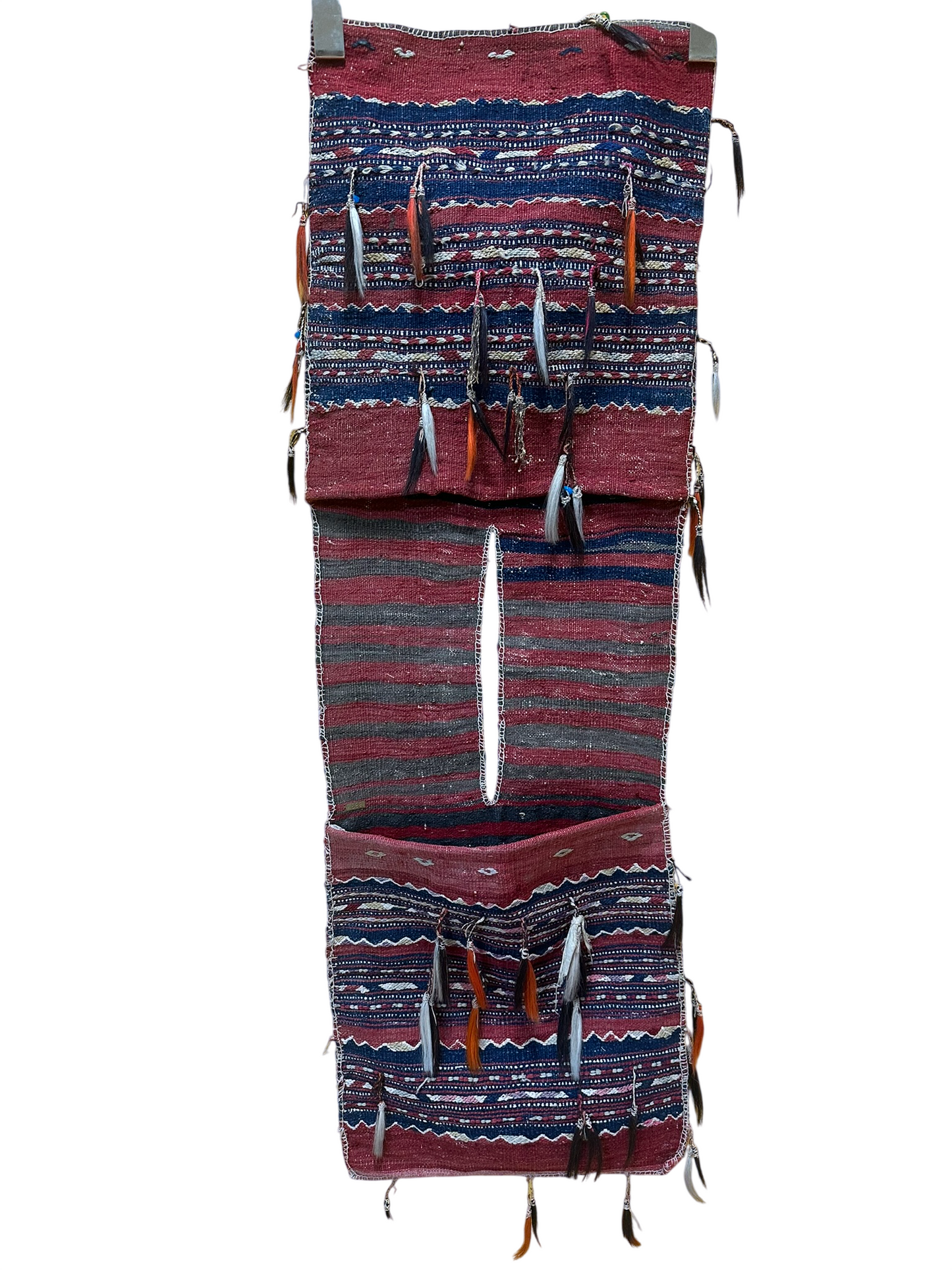 Orientteppich handgeknüpft ANTIK Bachtiar 132x42 cm Wolle