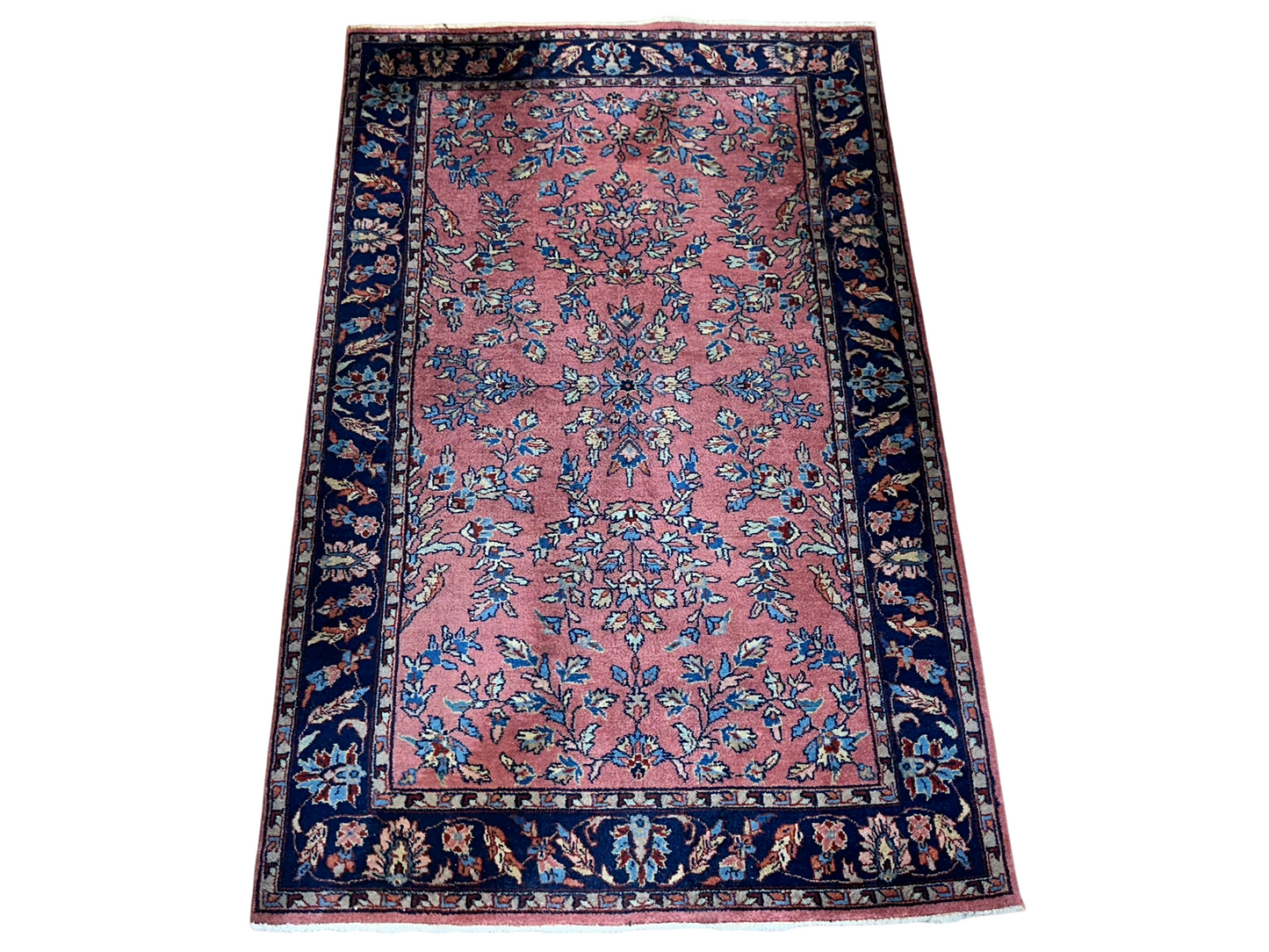 Orientteppich handgeknüpft US Sarouqgh Jugendstil 155x95 cm
