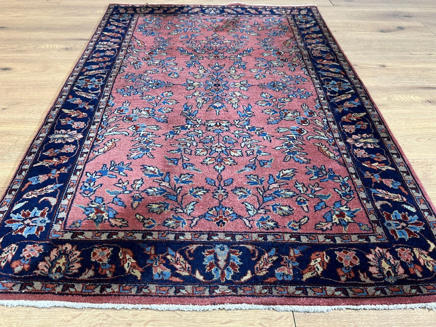 Orientteppich handgeknüpft US Sarouqgh Jugendstil 155x95 cm