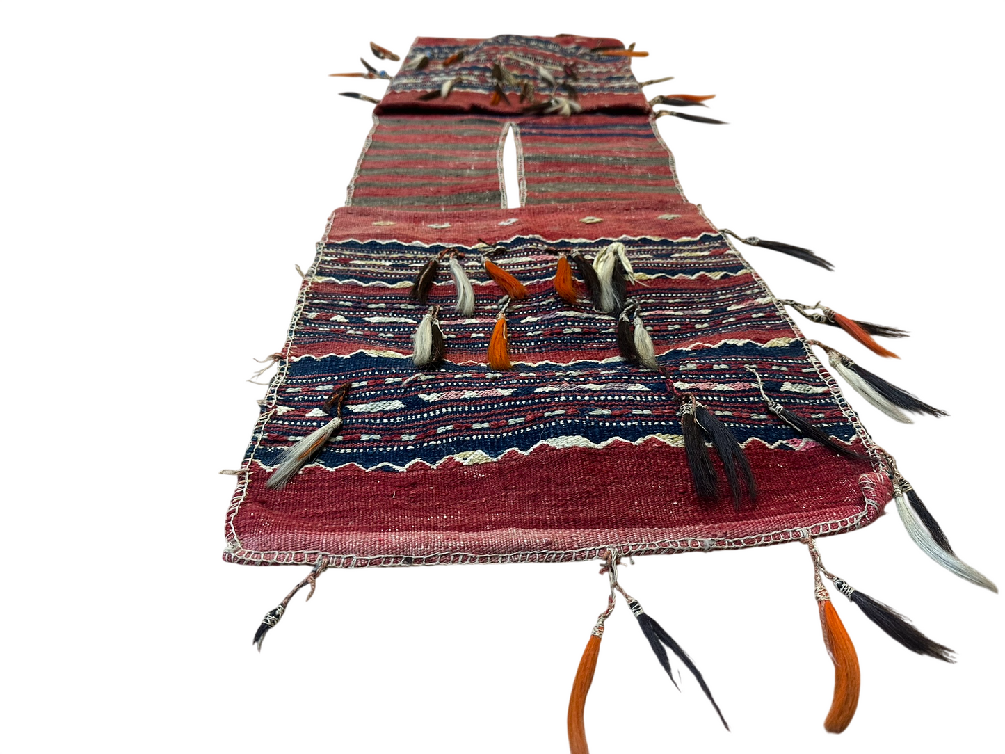 Orientteppich handgeknüpft ANTIK Bachtiar 132x42 cm Wolle