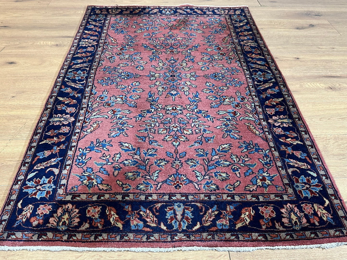 Orientteppich handgeknüpft US Sarouqgh Jugendstil 155x95 cm