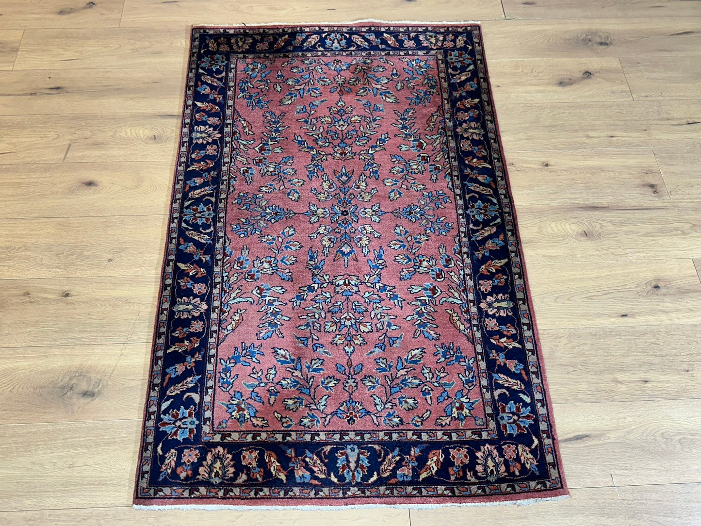 Orientteppich handgeknüpft US Sarouqgh Jugendstil 155x95 cm