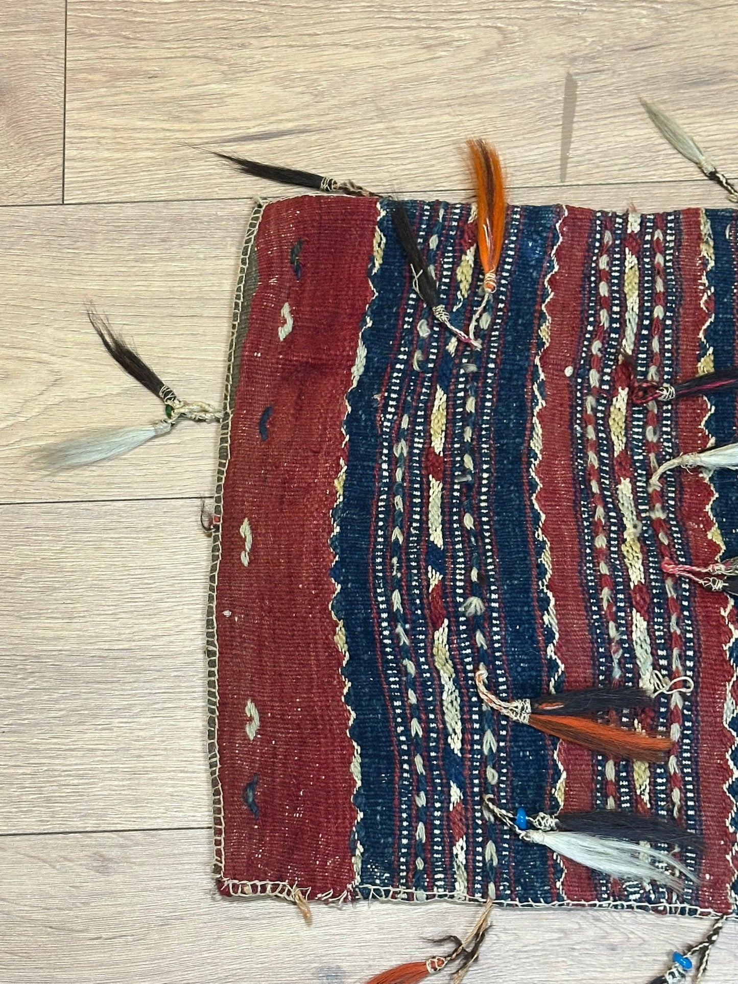 Orientteppich handgeknüpft ANTIK Bachtiar 132x42 cm Wolle