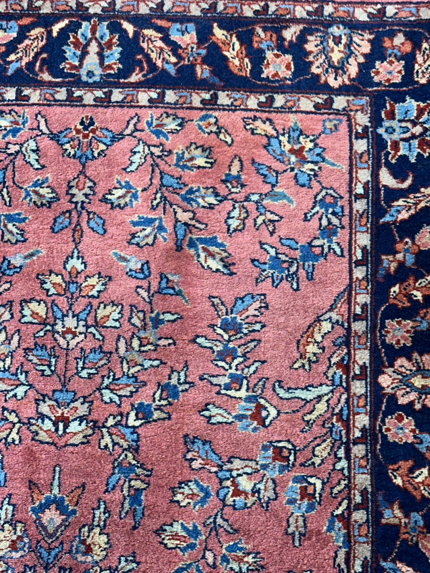 Orientteppich handgeknüpft US Sarouqgh Jugendstil 155x95 cm
