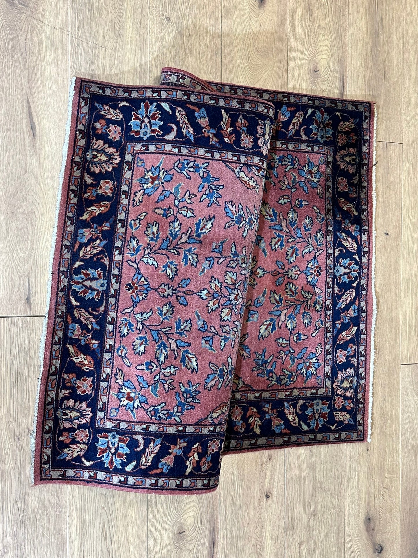 Orientteppich handgeknüpft US Sarouqgh Jugendstil 155x95 cm