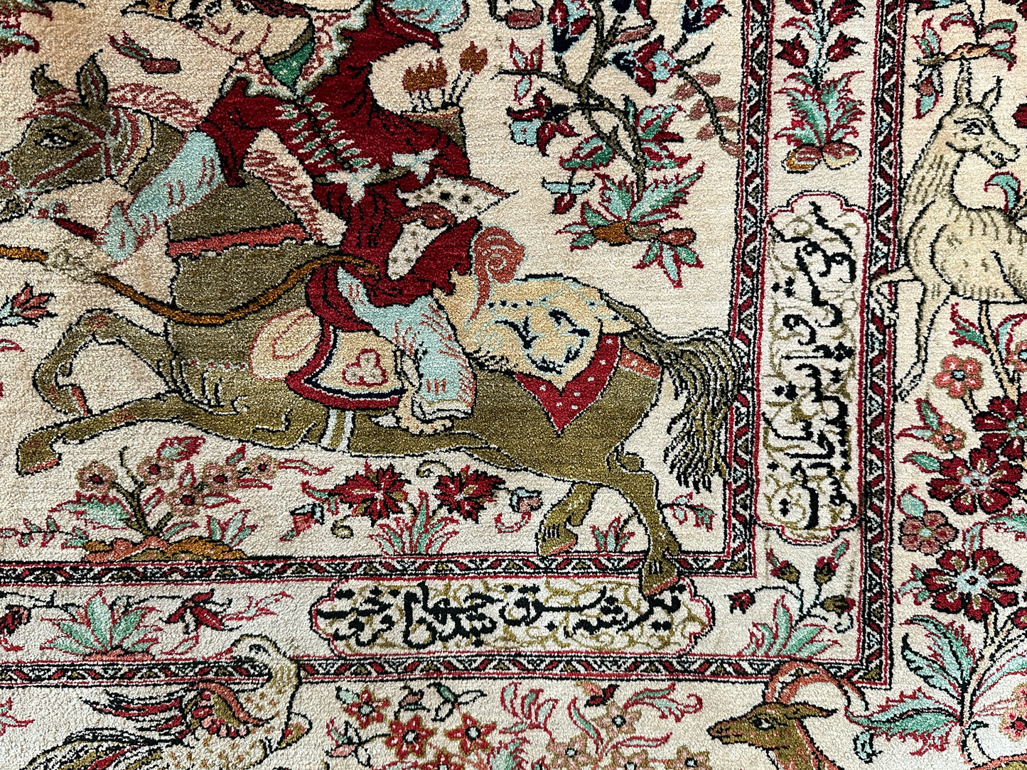 Handgeknüpfter Perser Orientteppich Ghoum – 205x140 cm