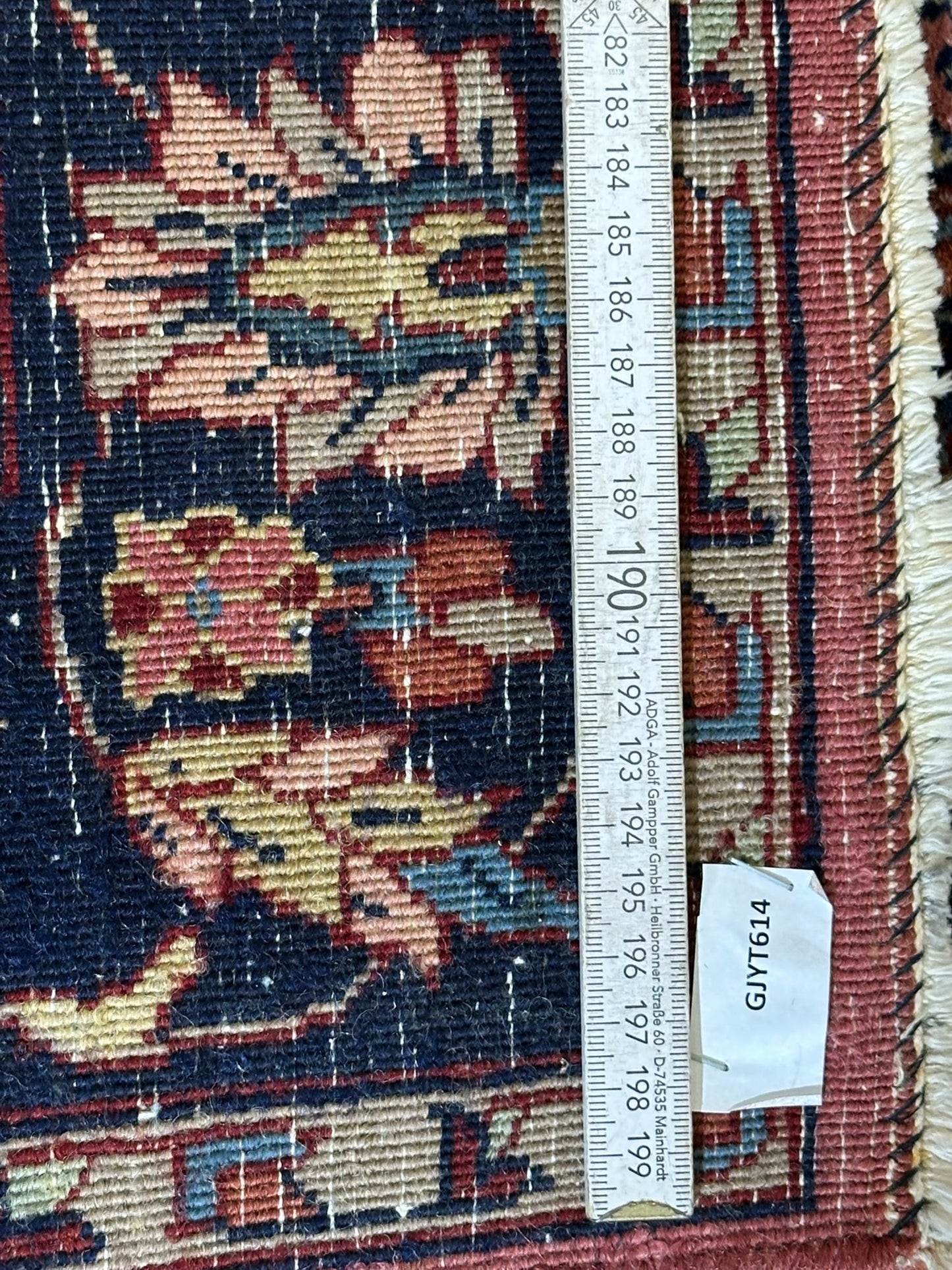 Orientteppich handgeknüpft US Sarouqgh Jugendstil 155x95 cm