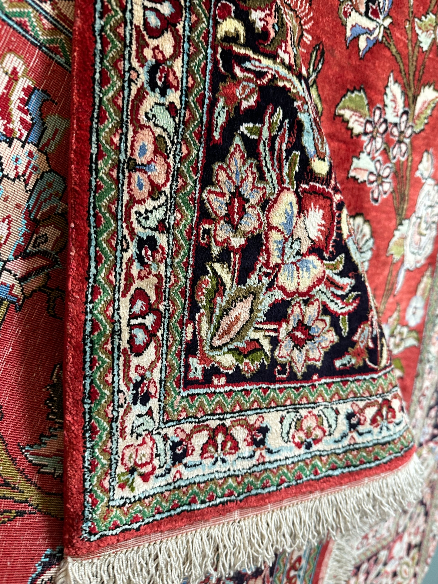 Handgeknüpfter Perser Orientteppich Ghoum – 205x135 cm