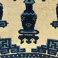 Antiker China Art Deco Orientteppich -  130x70 cm