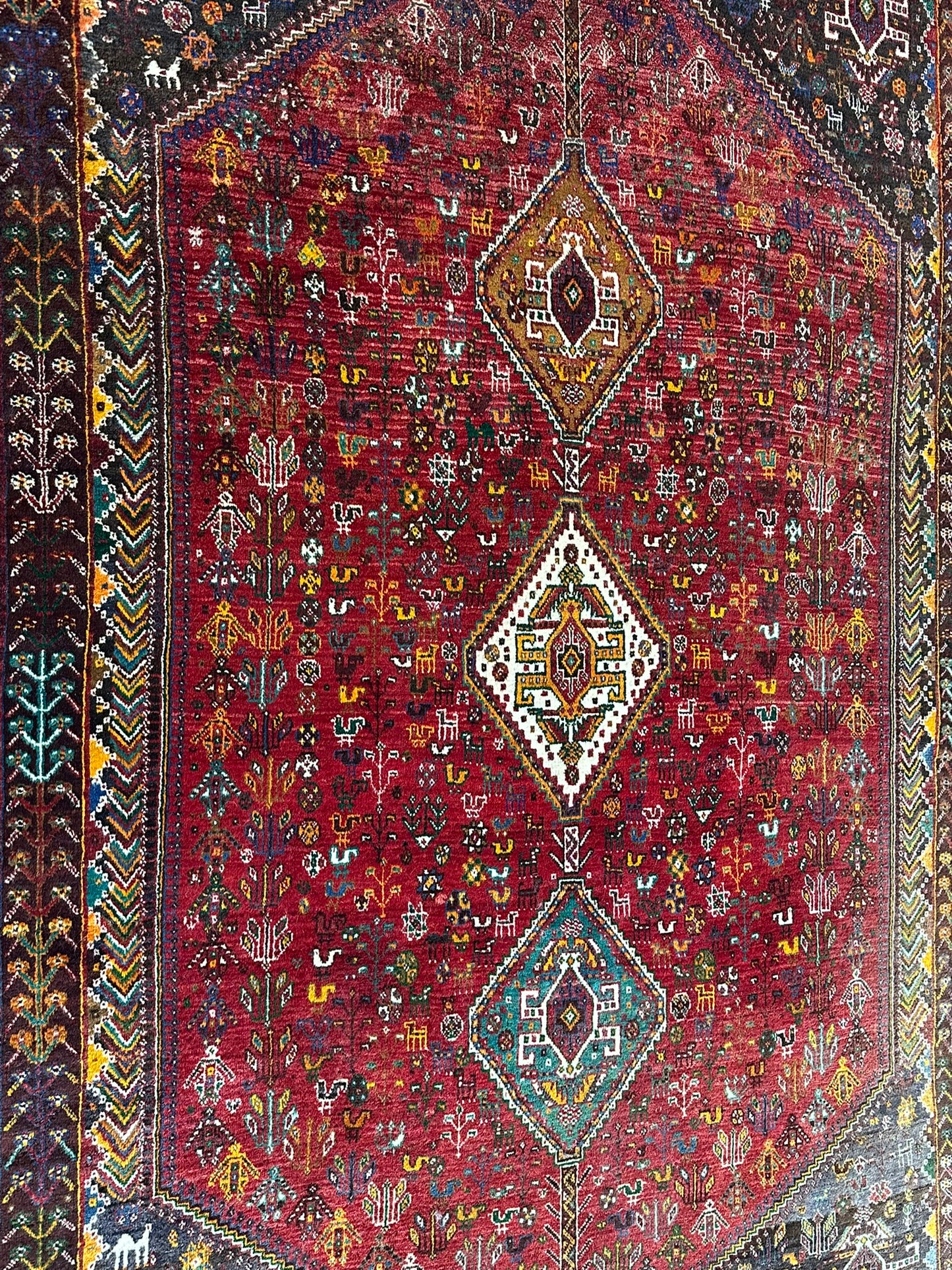 Orientteppich handgeknüpft Ghashghai 260x171 cm