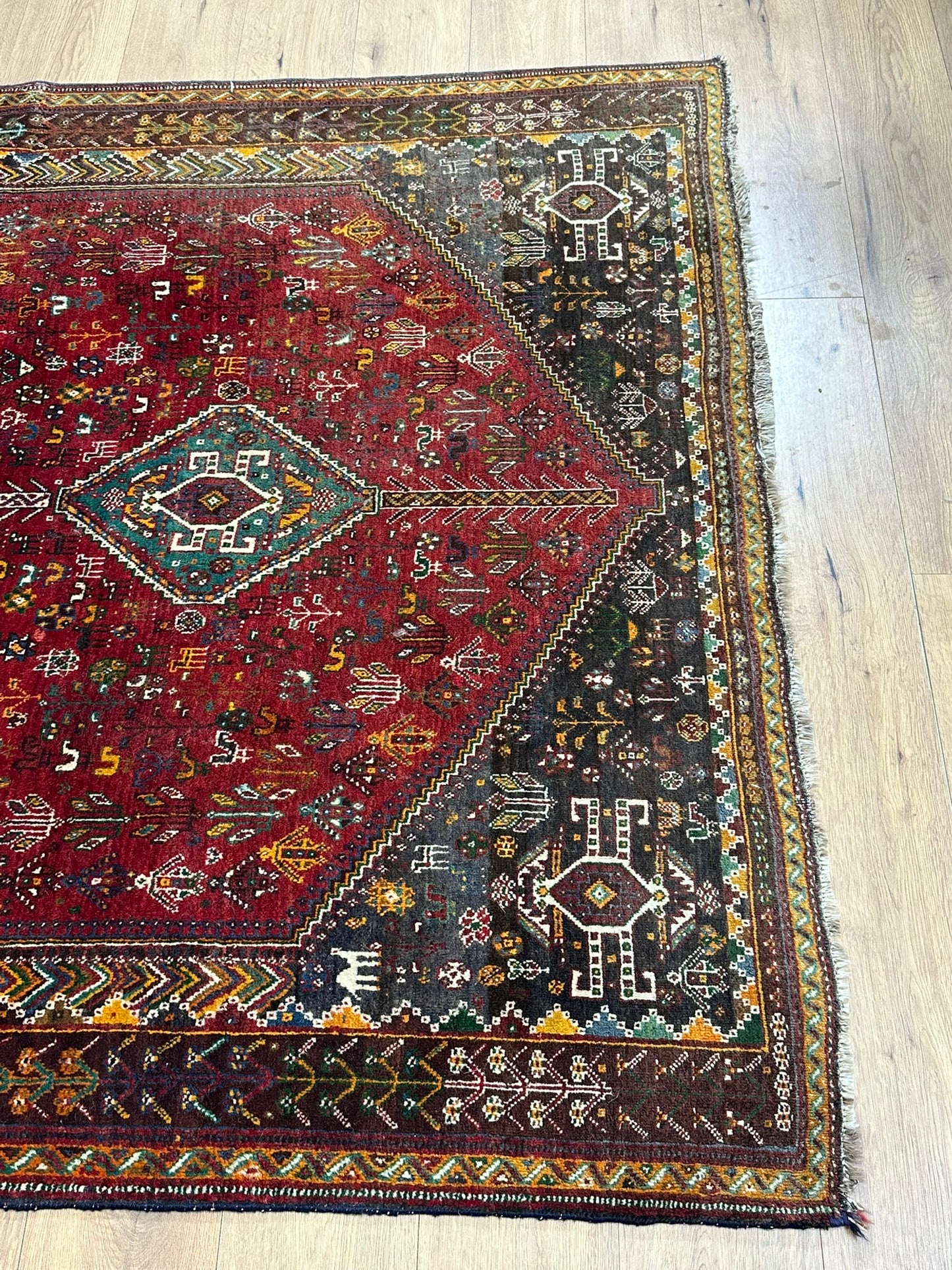 Orientteppich handgeknüpft Ghashghai 260x171 cm