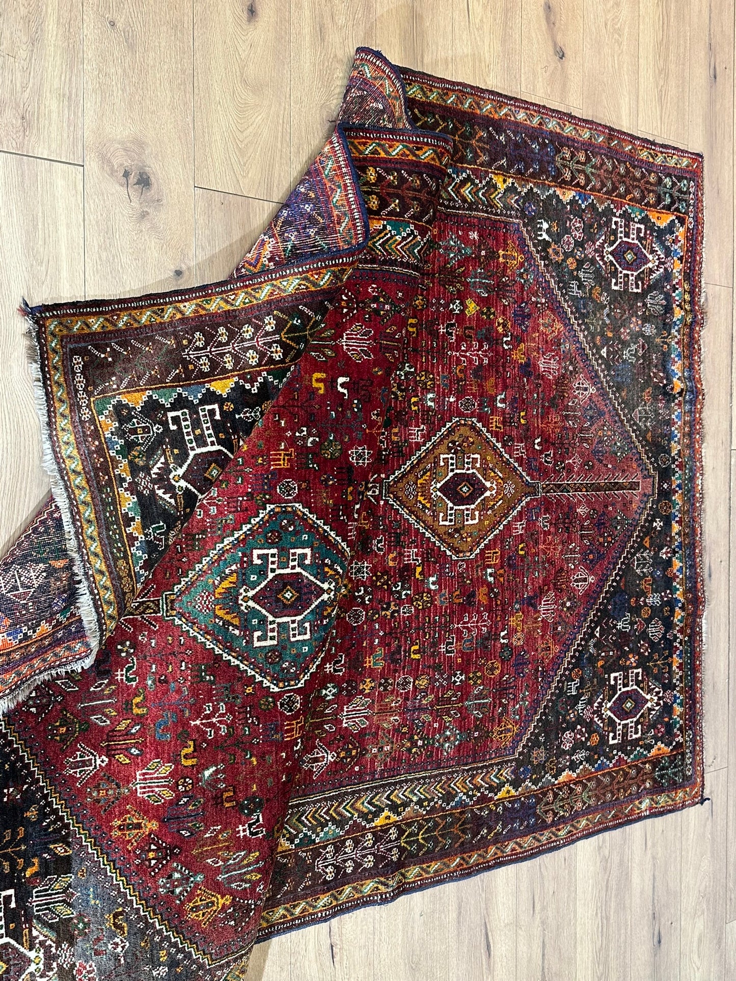 Orientteppich handgeknüpft Ghashghai 260x171 cm
