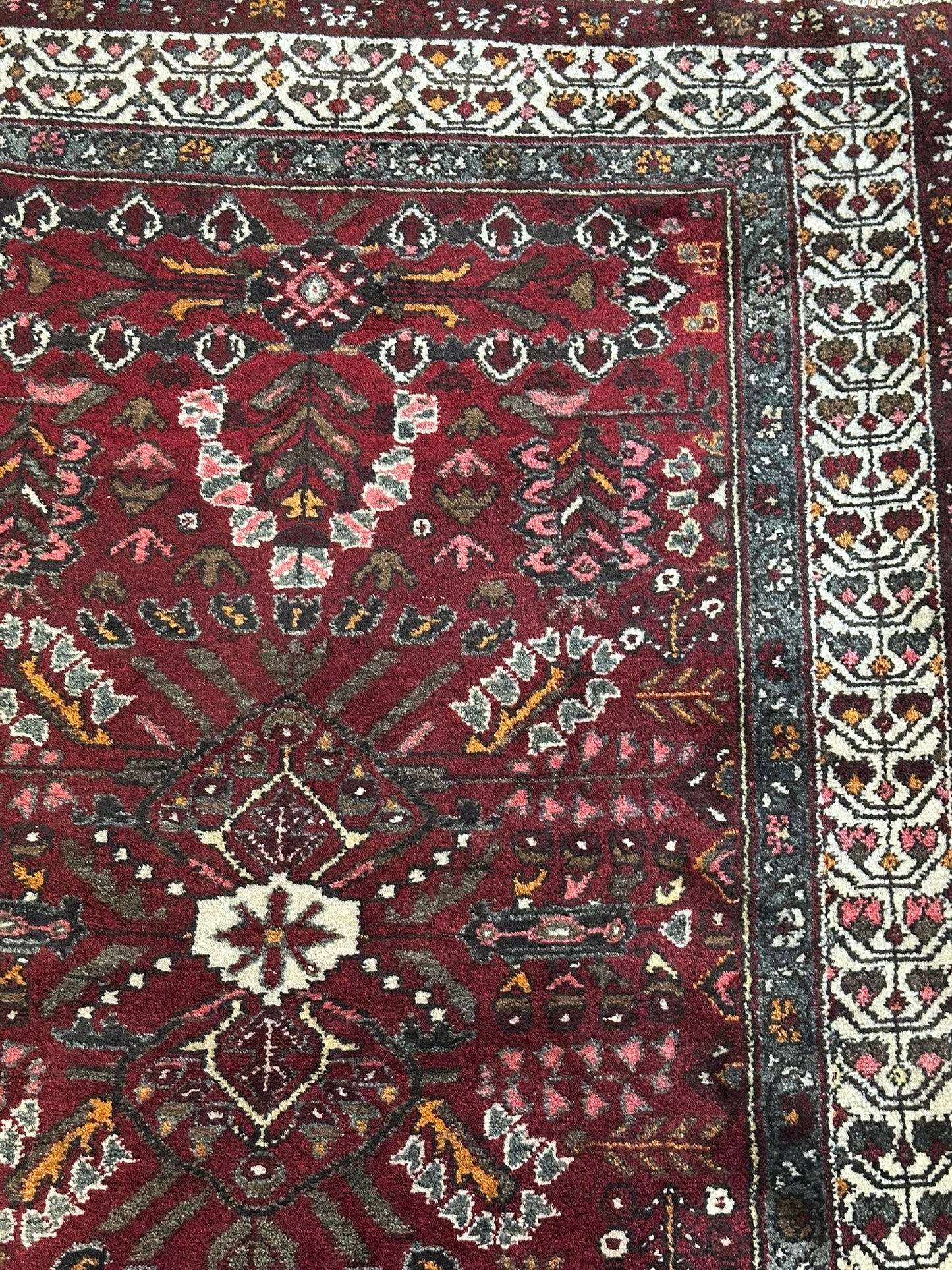 Orientteppich handgeknüpft ANTIK Malayer 290x116 cm Schurwolle