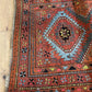 Antiker Orientteppich handgeknüpft Kazak Naturfarben Läufer 410x116 cm