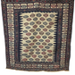 Orientteppich handgeknüpft 130 x 125 cm ANTIK Kelim Muster