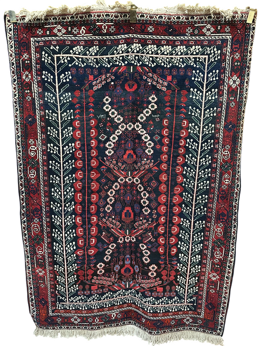 Orientteppich handgeknüpft 186 x 126 cm Presen Afschan ANTIK