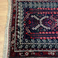 Orientteppich handgeknüpft 186 x 126 cm Presen Afschan ANTIK