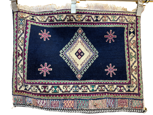 Antiker Handgeknüpfter  Bidjar Perser Orientteppich - 62x83 cm