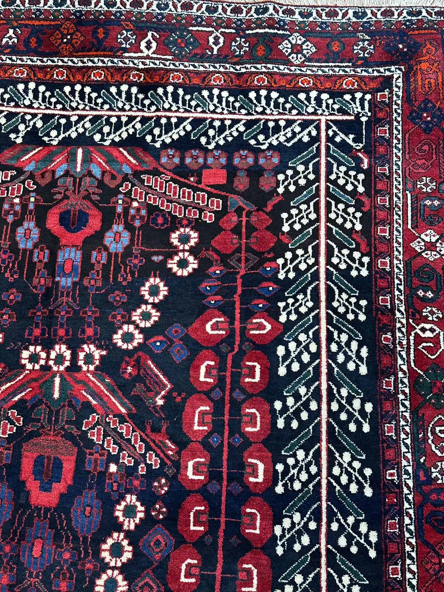 Orientteppich handgeknüpft 186 x 126 cm Presen Afschan ANTIK