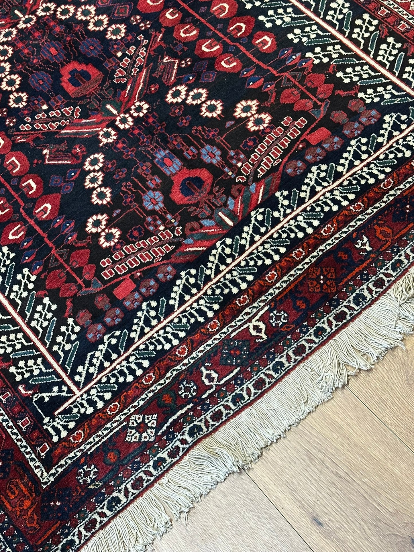 Orientteppich handgeknüpft 186 x 126 cm Presen Afschan ANTIK