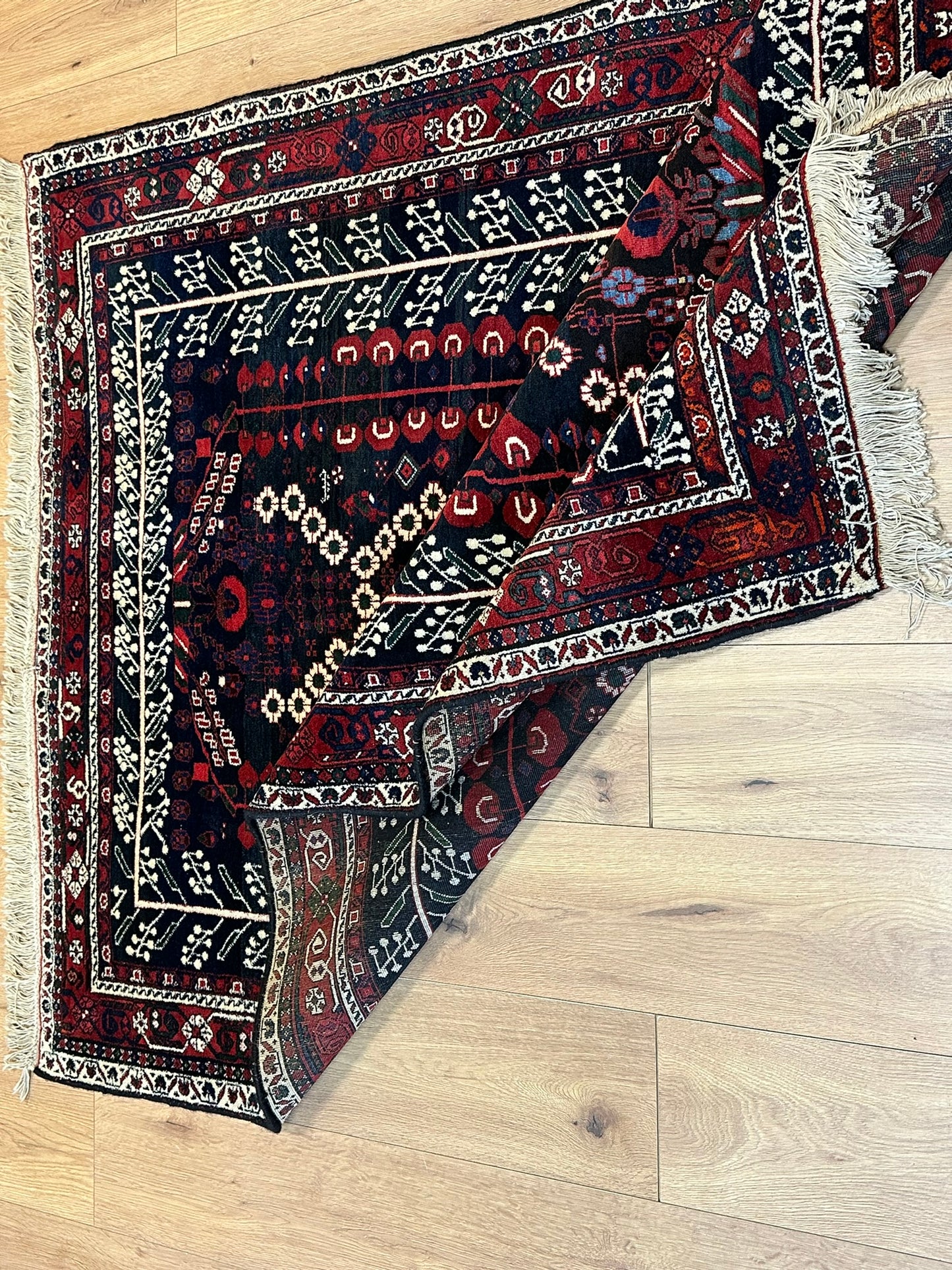 Orientteppich handgeknüpft 186 x 126 cm Presen Afschan ANTIK