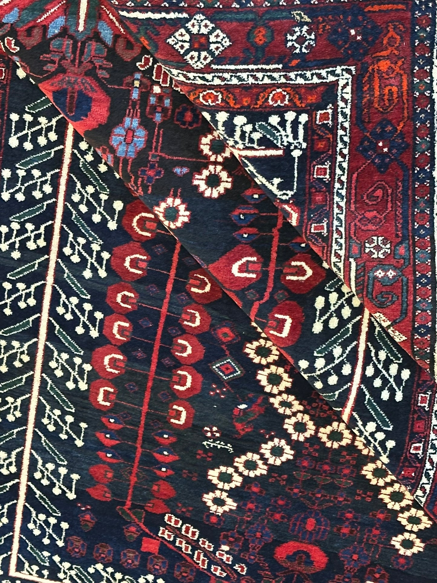 Orientteppich handgeknüpft 186 x 126 cm Presen Afschan ANTIK