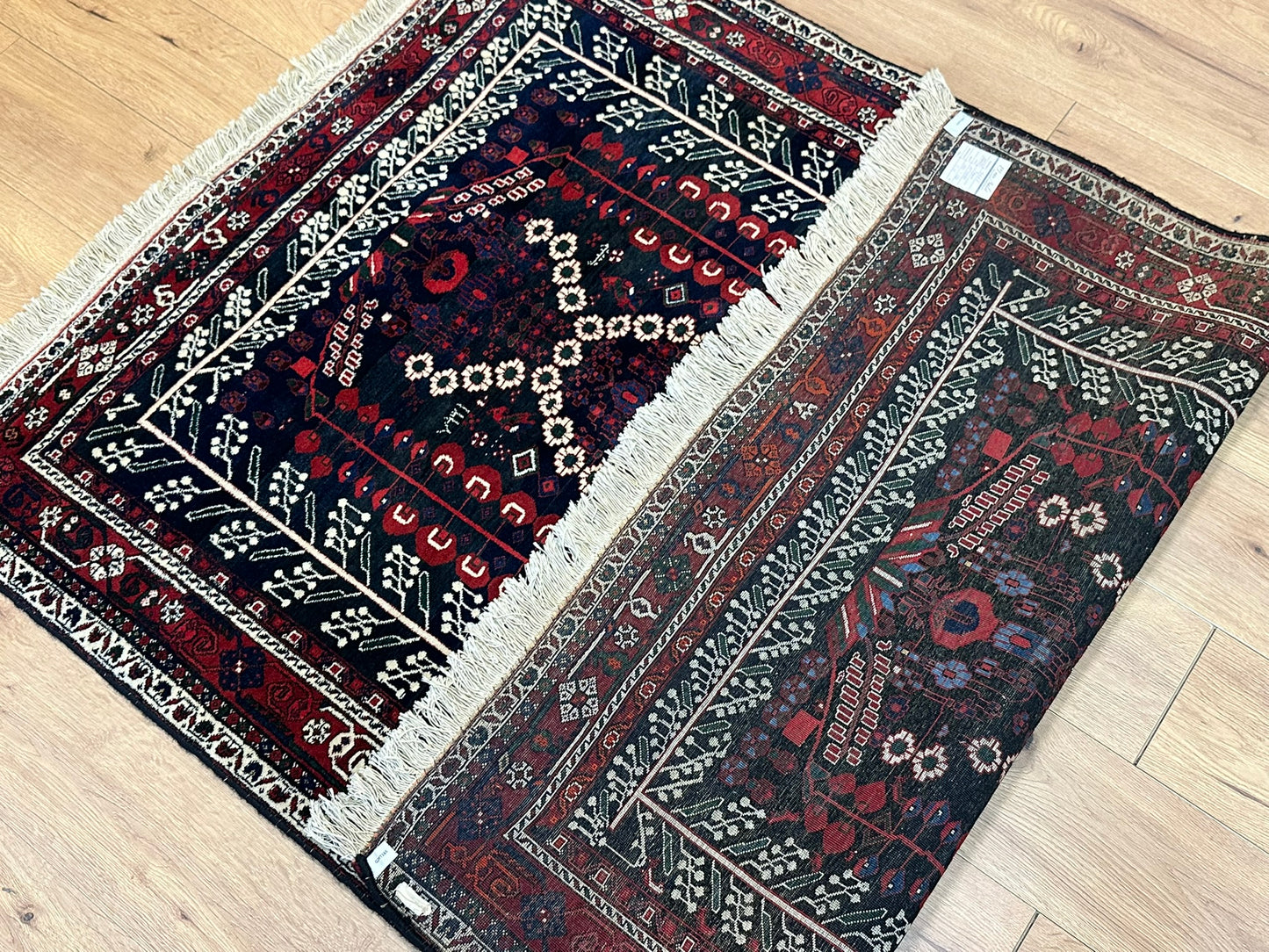 Orientteppich handgeknüpft 186 x 126 cm Presen Afschan ANTIK