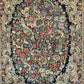 Orientteppich handgeknüpft 130 x 58 cm ANTIK Kirman Naturfarben
