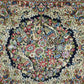 Orientteppich handgeknüpft 130 x 58 cm ANTIK Kirman Naturfarben